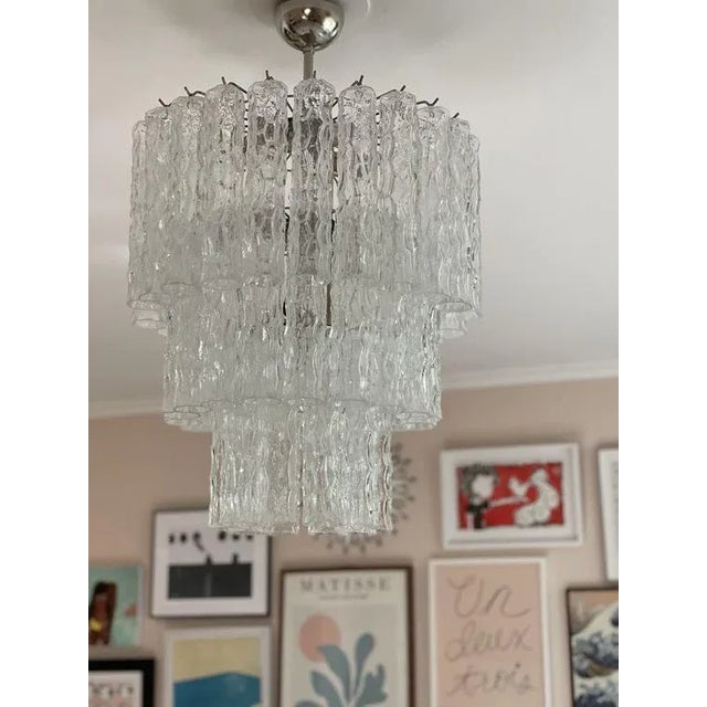 Murano Glass Tribe Chandelier For Sale - Image 8 of 18
