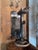 Antique Davis Treadle Sewing Machine in Wooden Cabinet With Ornate Cast Iron Base, Late 19th Century For Sale In Phoenix - Image 6 of 14