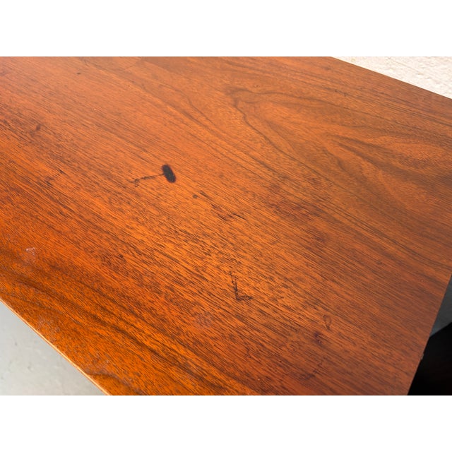 Vintage "Mainline" Walnut Nightstands by Hooker, A Pair For Sale - Image 11 of 11