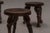 Vintage French Sculptural Stools, 1960s, Set of 4 For Sale - Image 9 of 11