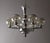 Art Nouveau Chandelier in Chrome and Brass, 1920s For Sale - Image 10 of 18