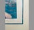 Sky Blue 1980s John Asaro "Beach at Del Mar" Custom Frame, Signed & Numbered Hc 8 of 25 Serigraph For Sale - Image 8 of 8