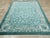 Galerie Shabab Collection Mid-20th Century Handmade Chinese Art Deco Room Size Carpet in Green For Sale - Image 4 of 10