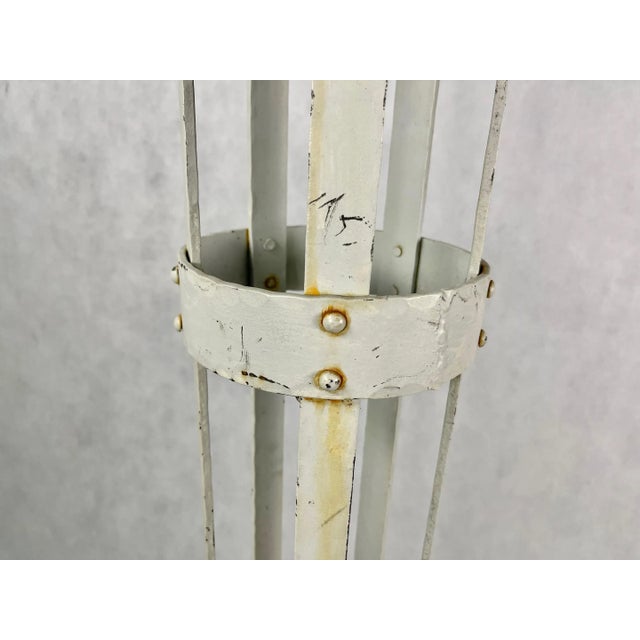 Vintage French Wrought Iron Coat Rack, 1950s For Sale - Image 4 of 9