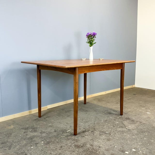 Vintage Dining Table in Teak, 1960s For Sale - Image 4 of 9