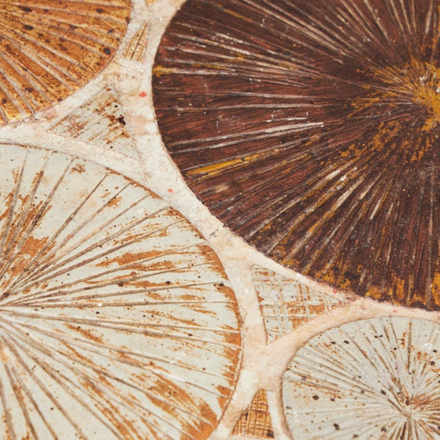 Coffee Table in Ceramic and Teak by Tue Poulsen for Haslev Mobelsnedkeri, 1960s For Sale - Image 6 of 8