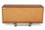 Henredon Campaign Style Triple Dresser / Credenza in Warm Walnut With Brass Hardware For Sale - Image 11 of 11