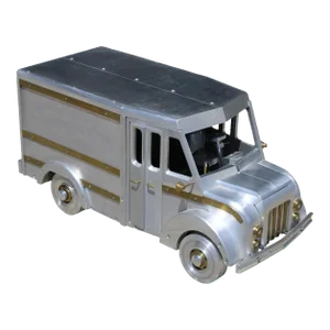 1990s Studio Made Aluminum and Brass Truck