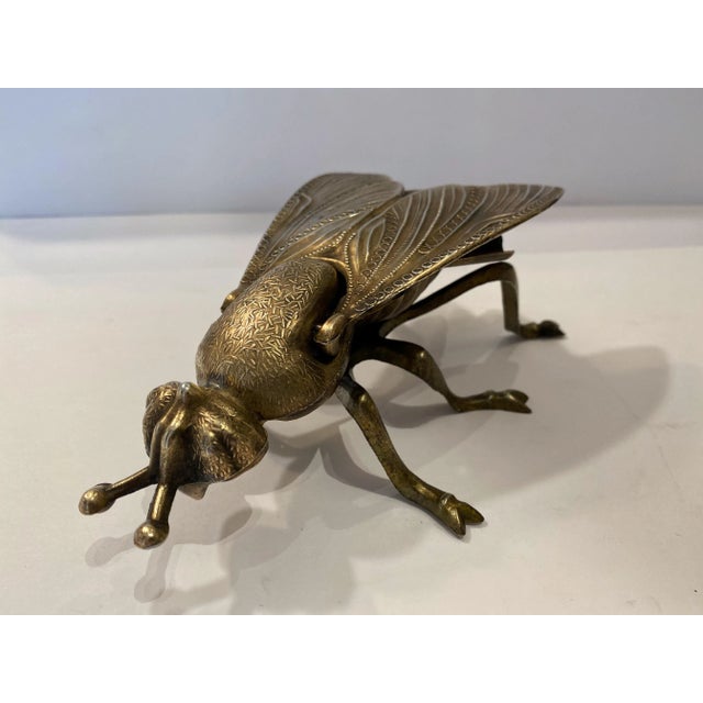 Metal 1960’s Brass Fly Ashtray For Sale - Image 7 of 7