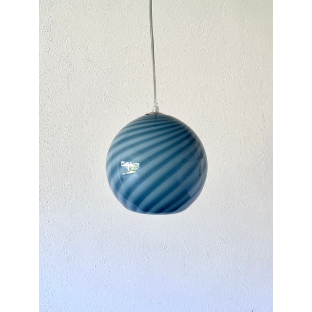 Acquarius 20 Pendant Light in Swirl Glass Rigadin Murano Glass from La Murrina, 1990s For Sale - Image 6 of 18