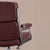 Eames Time Life Executive Chair in Original Bordeaux Leather by Herman Miller For Sale In New York - Image 6 of 12