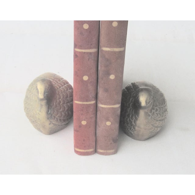 1960's Solid Brass Quail Birds a Pair Chairish