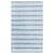 Contemporary Striped Blue Hand Knotted Wool Rug by Doris Leslie Blau For Sale