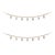 Modern Wood Beaded Wool Tree Garland (Set of 2) For Sale - Image 3 of 3