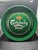 Vintage Green Metal Carlsberg Beer Serving Tray