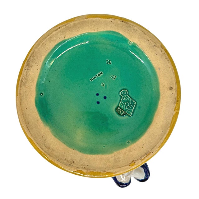 A Minton Majolica Ale Jug With Five Revelers in Medieval Dress, Dated 1862 For Sale - Image 12 of 12