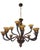 Tobacco Chandelier in Murano Glass from Simoeng For Sale - Image 13 of 14