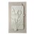 White Iris Relief Signed Limited Edition, Large 36 Inch, Botanical Wall Art For Sale