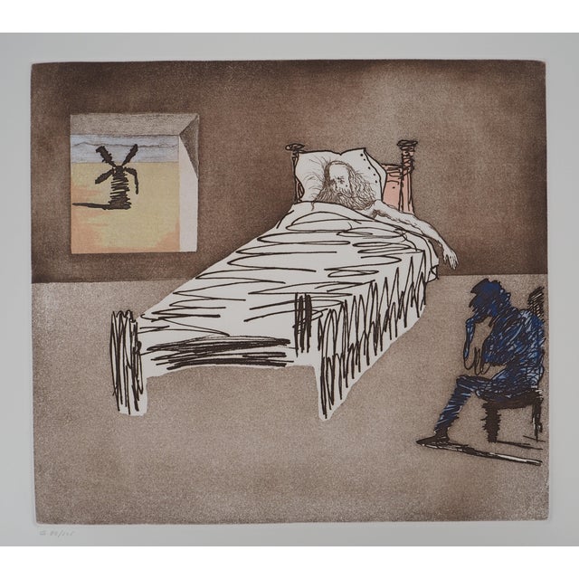 Modern Salvador Dali, Don Quixote, The Legacy, Original Engraving For Sale - Image 3 of 5