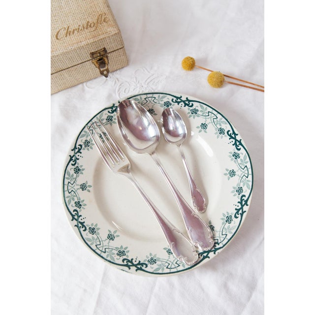 French Cutlery Set from Christofle, 1950s, Set of 37 For Sale - Image 4 of 11
