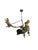 Mid 19th Century Antique Lusterweibchen Chandelier (Often Called a Bar Maiden or Forest Maiden Antler Chandelier), Originating From Germany For Sale - Image 5 of 8