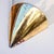 Triangular Wall Lamp in Opaline Glass and Brass Base, 1960s For Sale - Image 6 of 8