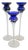 Vintage Romanian Cobalt Blue Hand-Blown Crystal Candlesticks With Twisted Stems – Set of 3 For Sale