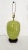 Amazing vivid limey green glazed lamp with yellow undertones in the shape of a ginger jar with a footed wood base. the...