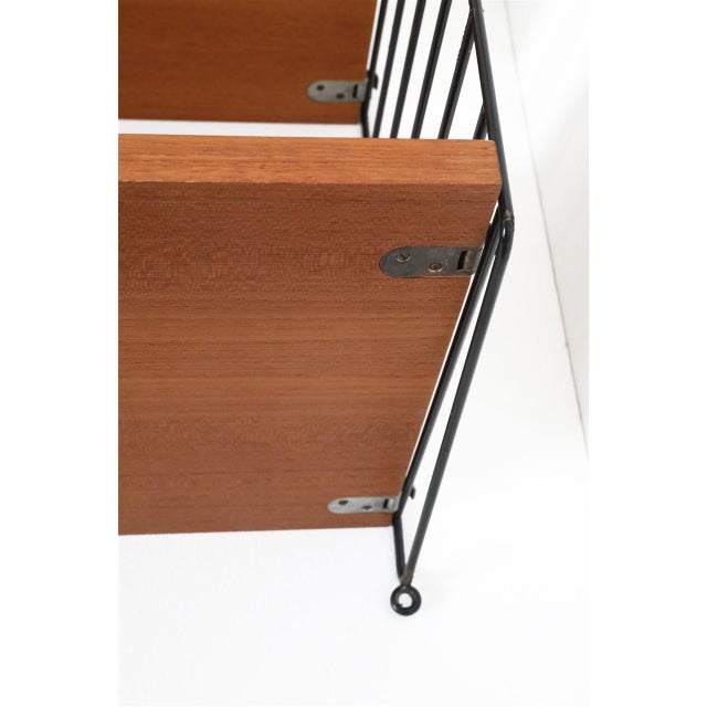 Vintage Teak String Shelf by Kajsa & Nisse Strinning, 1960s For Sale - Image 10 of 12