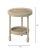 Coastal Jamie Young Delta Rope Side Table For Sale - Image 3 of 7