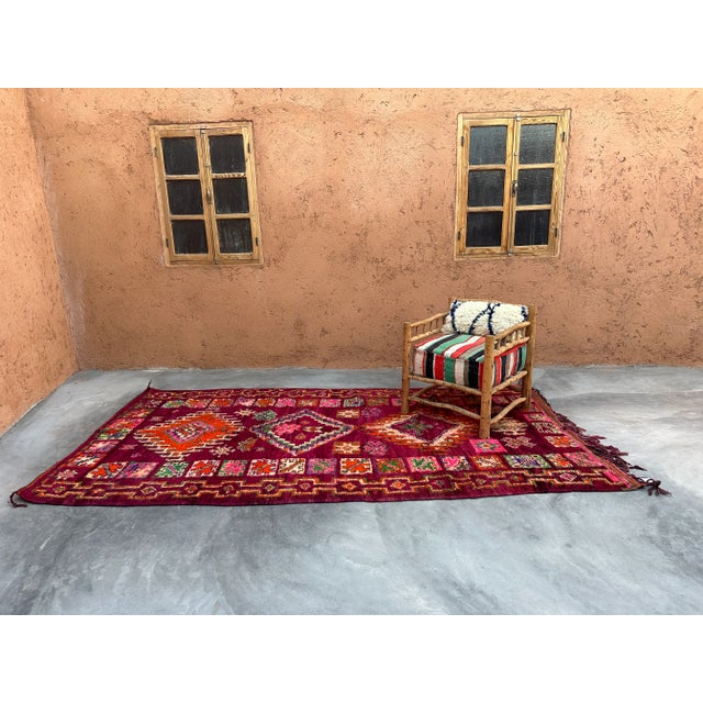 Moroccan Boho Tribal Rug - 5'6" X 10'11" Ft For Sale - Image 10 of 10