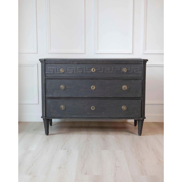 Wood Swedish Gustavian Chest of Drawers, Circa 1790 For Sale - Image 7 of 9