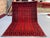 Red Vintage Afghan Turkmen Ersari Tekke Gul Rug - 6'2" X 3'10" For Sale - Image 8 of 11