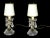 Vintage Crystal Table Lamps set of 2 Shades are not included Height 20 cm without shade Height 30 cm including a shade...
