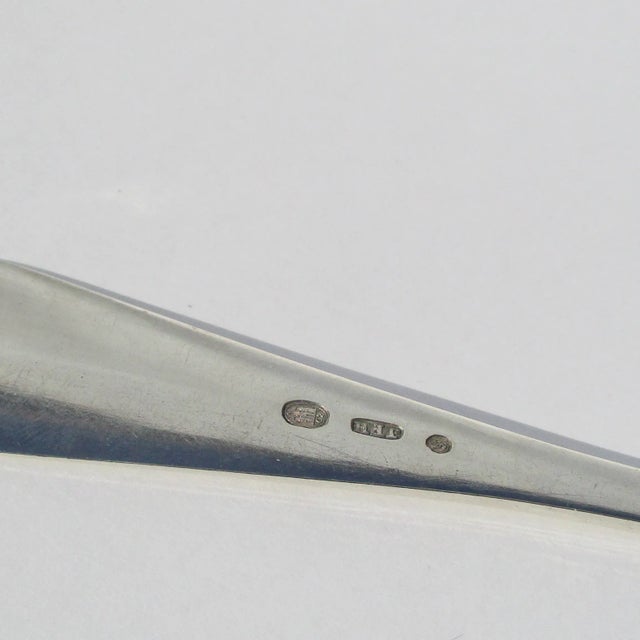 1950s 1950s Danish Sterling Silver Serving Spoon For Sale - Image 5 of 6