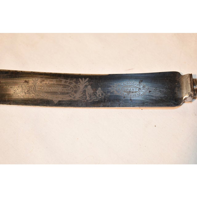 Hallmarked 1901 Sheffield Bread Knife For Sale In Greensboro - Image 6 of 7