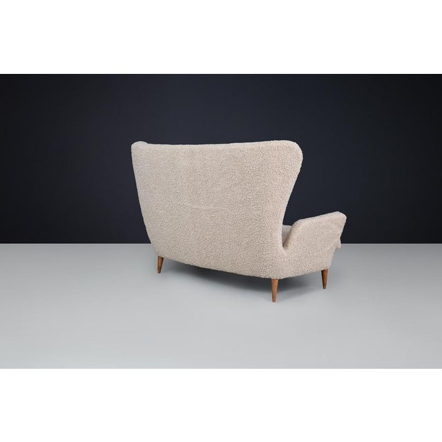 Wood Mid-Century Modern Sofa by Emilio Sala & Giorgio Madini, 1950s For Sale - Image 7 of 10