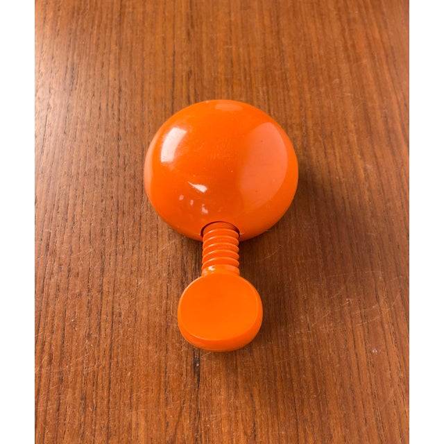 Mid-Century Modern Space Age Danish Orange Plastic Nutcracker from Dana Plast, 1960s For Sale - Image 17 of 18