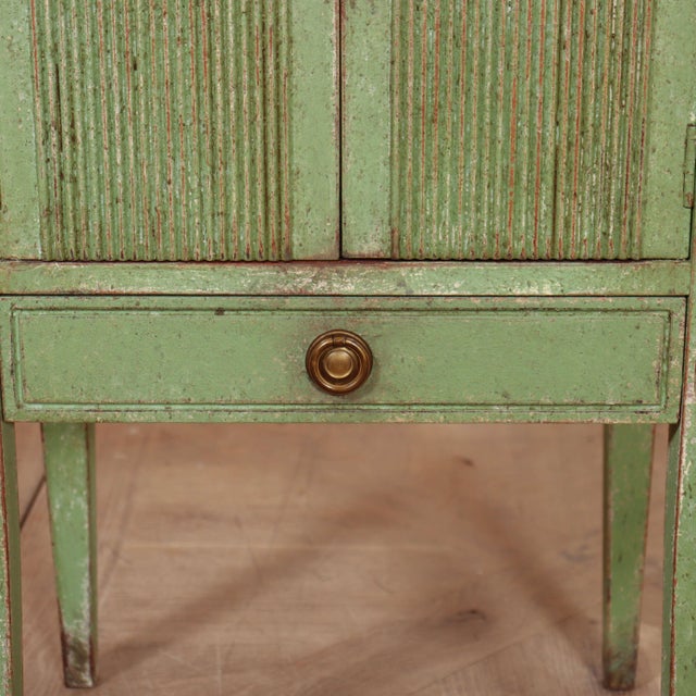 Swedish Painted Bedside Cabinet, 1890s For Sale - Image 6 of 12