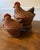 Mid 20th Century Mid 20th Century Boho Shanghai Weave Chicken Baskets For Sale - Image 5 of 12