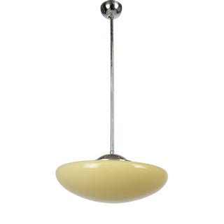 Bauhaus Opaline Pendant Light ,1930s For Sale