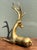 Vintage Brass Deer Sculpture For Sale - Image 4 of 16