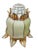 Gold Large Stained Glass Wall Lamps, Set of 2 For Sale - Image 8 of 15