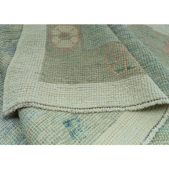 Textile Turkish Oushak Rug 13'1" x 16'5" #19510 For Sale - Image 7 of 8
