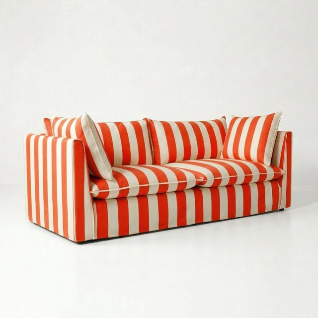A joyous beautiful sofa made by hand in the USA using natural materials with a large dollop of comfort. 'Tradition with a...