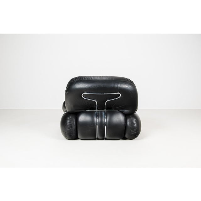Animal Skin Okay Lounge Set by Adriano Piazzesi, Italy, 1970s, Set of 3 For Sale - Image 7 of 18