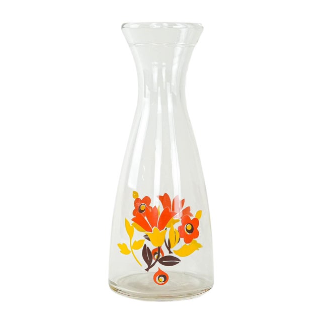 Vintage Italian Glass Carafe, 1970s For Sale - Image 9 of 9