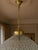 Bronze 1960 French Artisan Gold Bronze Crystal Chandelier For Sale - Image 8 of 15