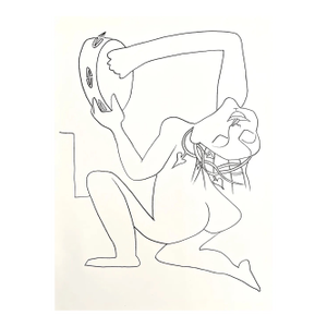Francoise Gilot Lithograph the Drum 1975