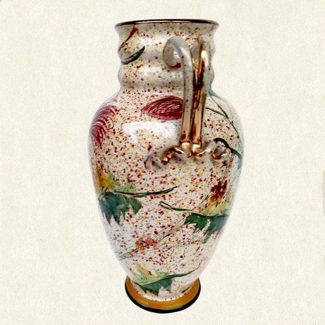 White Ceramic Vase by Giulio Pagliarini, 1940s For Sale - Image 8 of 12